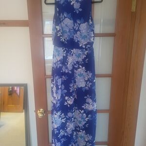 Jessica Howard Blue Floral Maxi Dress